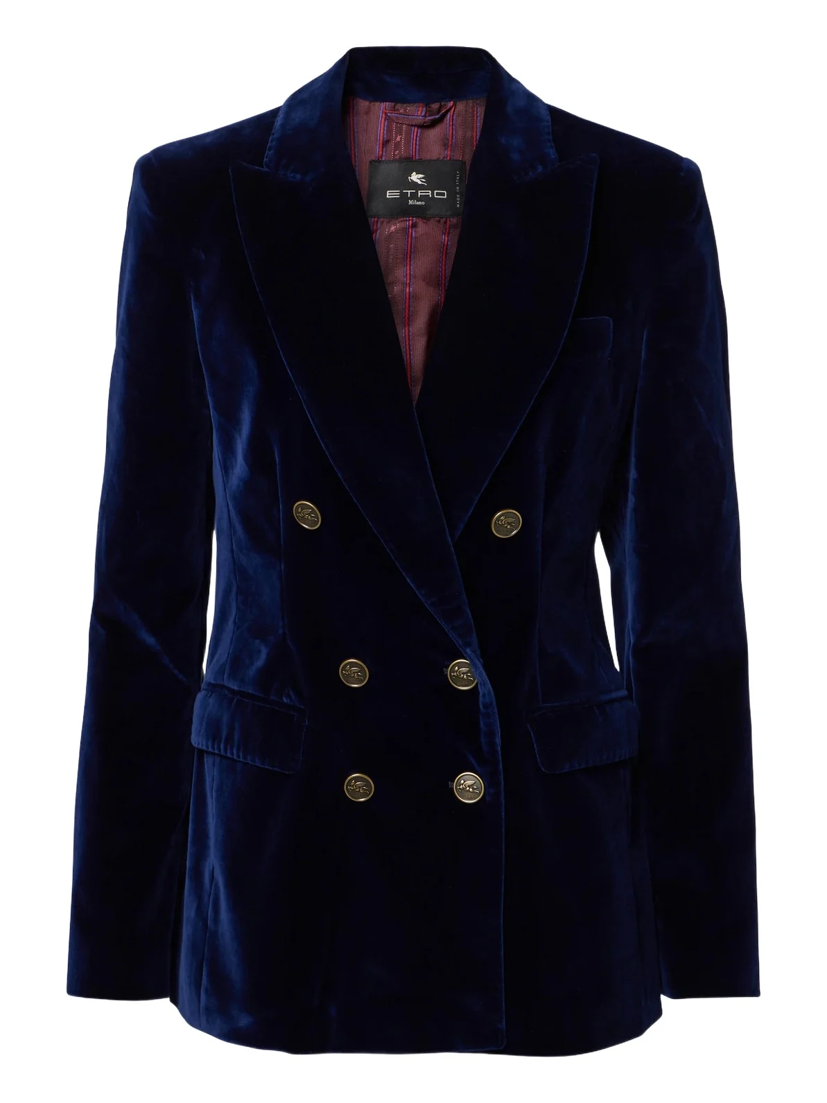 Double-breasted cotton velvet blazer Double-breasted cotton velvet blazer