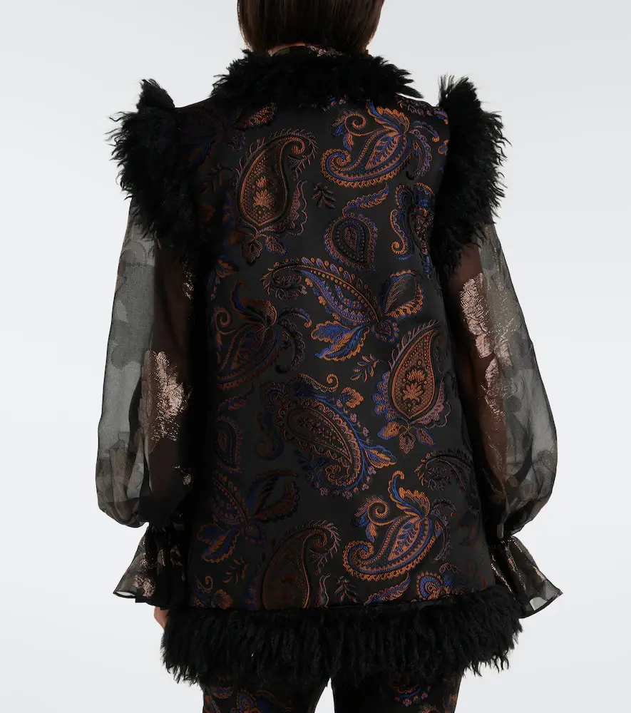 Etro Fringed paisley jacquard vest | Thumbnail 3 Etro Fringed paisley jacquard vest | Thumbnail 3