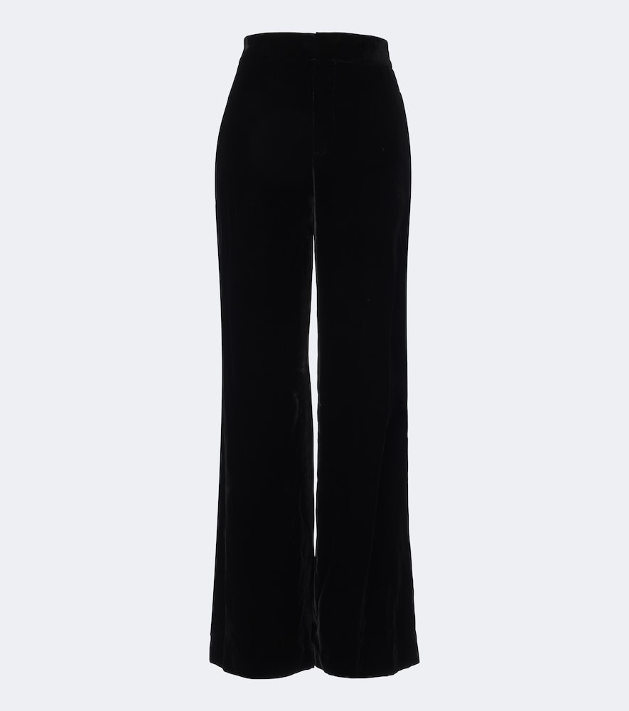 Velvet wide-leg pants Velvet wide-leg pants