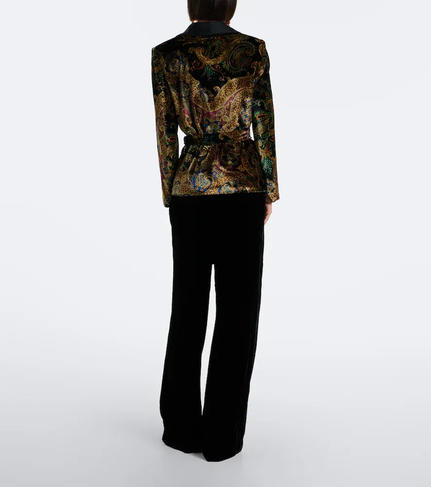 Etro Velvet wide-leg pants | Thumbnail 2 Etro Velvet wide-leg pants | Thumbnail 2