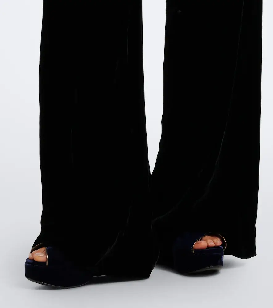 Etro Velvet wide-leg pants | Thumbnail 3 Etro Velvet wide-leg pants | Thumbnail 3