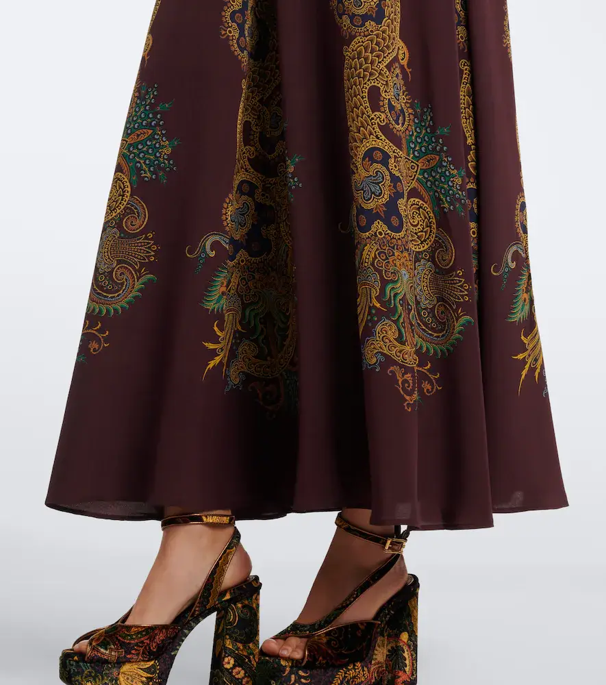 Etro Leopard-print tie-neck silk maxi dress | Thumbnail 3 Etro Leopard-print tie-neck silk maxi dress | Thumbnail 3
