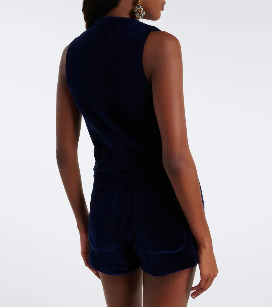 Etro Cotton velvet vest | Thumbnail 5 Etro Cotton velvet vest | Thumbnail 5