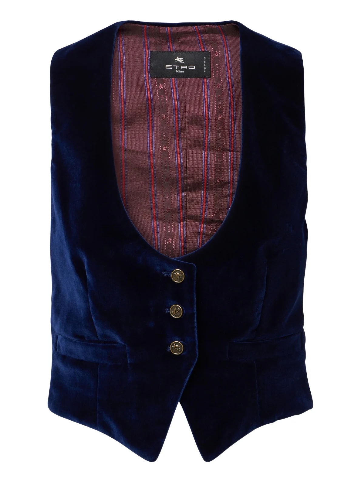 Cotton velvet vest