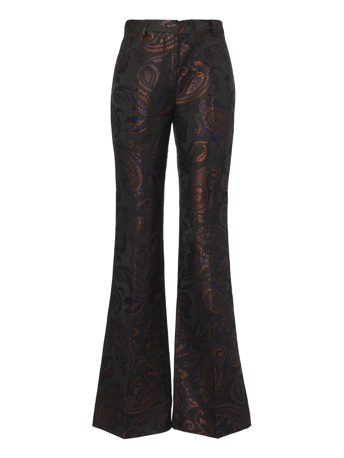 Paisley jacquard cotton flared pants Paisley jacquard cotton flared pants