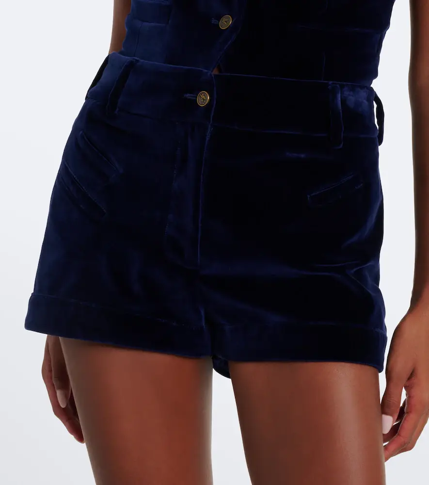 Etro Cotton velvet shorts | Thumbnail 5 Etro Cotton velvet shorts | Thumbnail 5