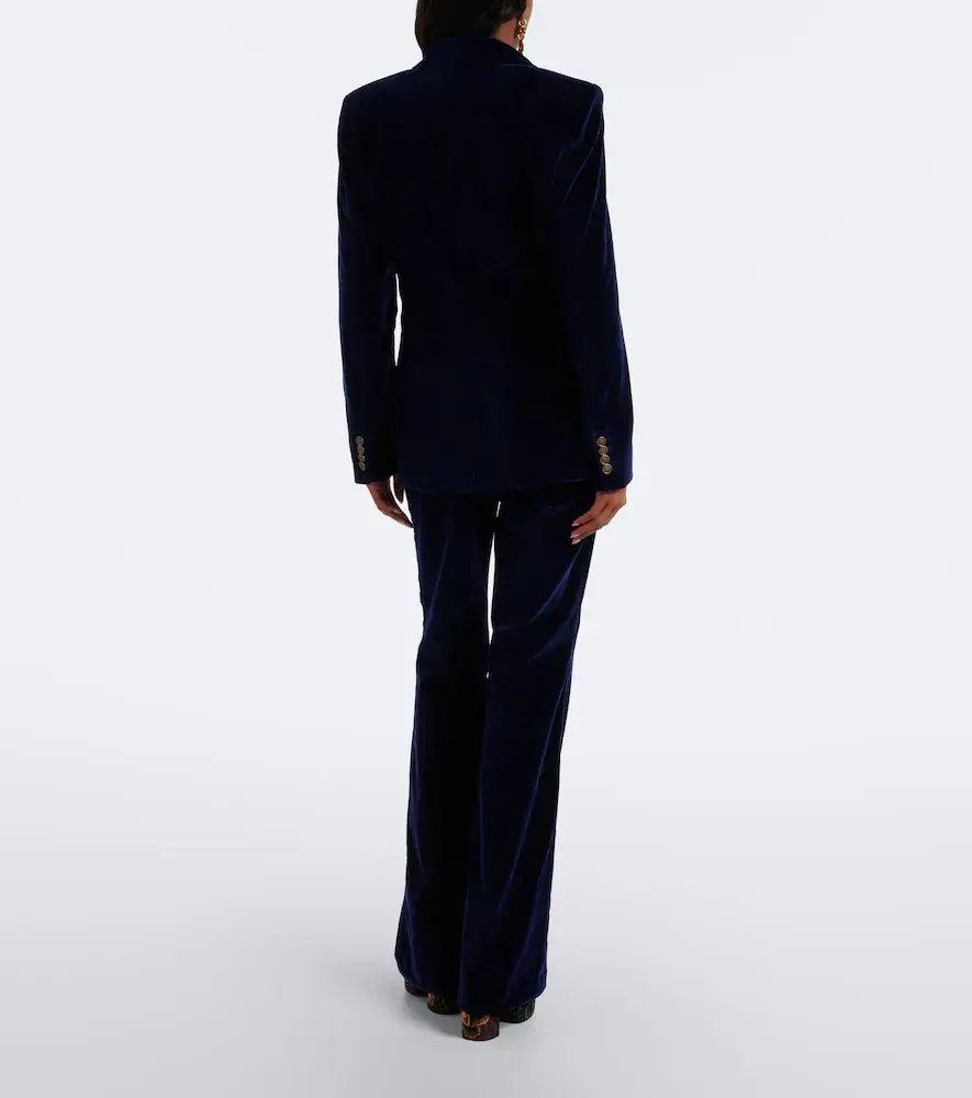 Etro Cotton velvet flared pants | Thumbnail 6 Etro Cotton velvet flared pants | Thumbnail 6