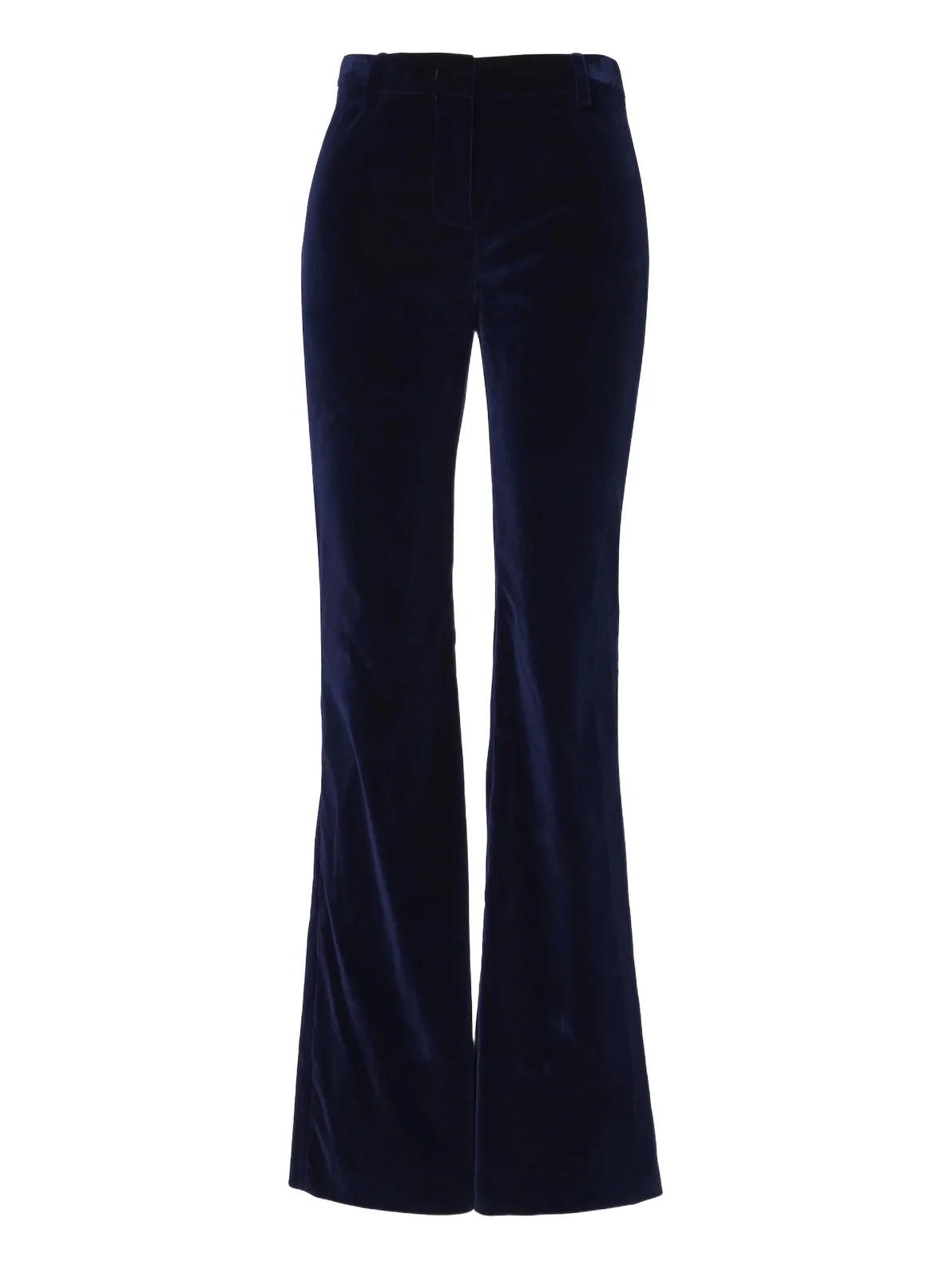 Cotton velvet flared pants