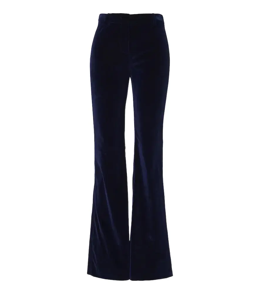 Cotton velvet flared pants Cotton velvet flared pants