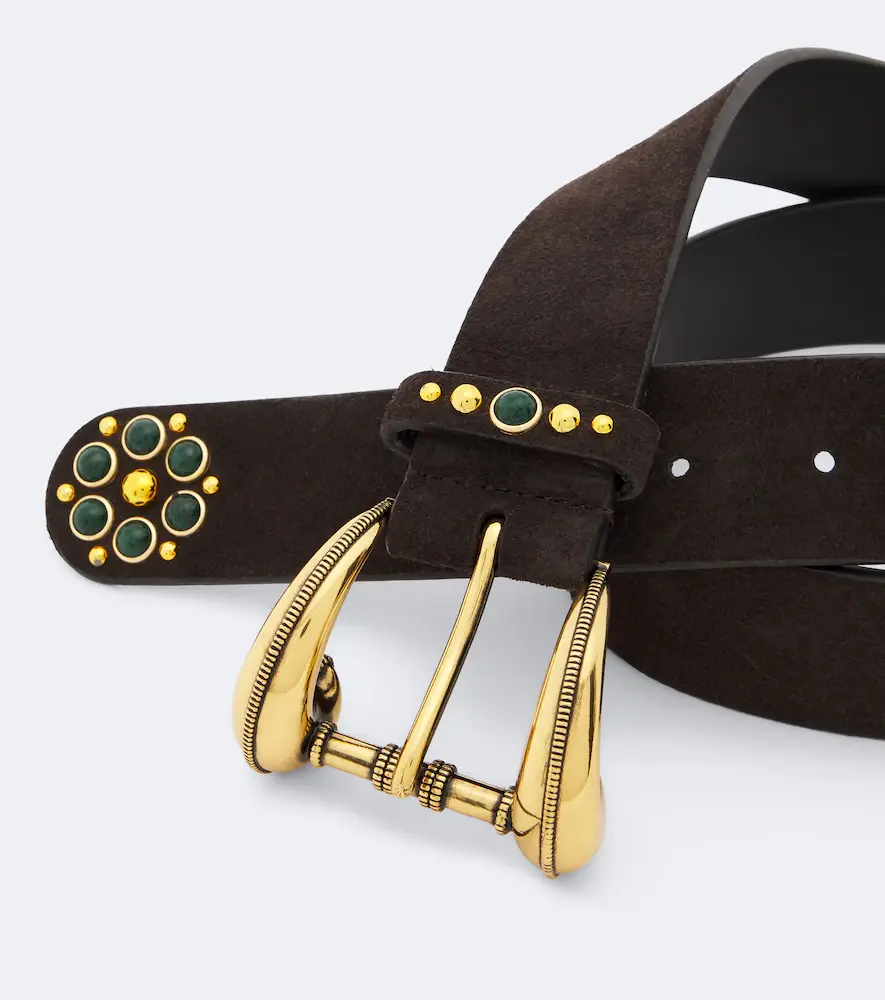 Etro Embellished suede belt | Thumbnail 2