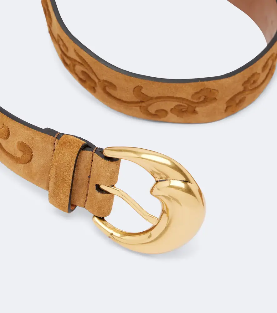 Etro Embroidered suede belt | Thumbnail 2