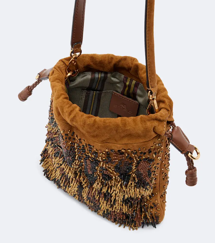 Etro Kalispera Mini beaded fringed shoulder bag | Thumbnail 3 Etro Kalispera Mini beaded fringed shoulder bag | Thumbnail 3
