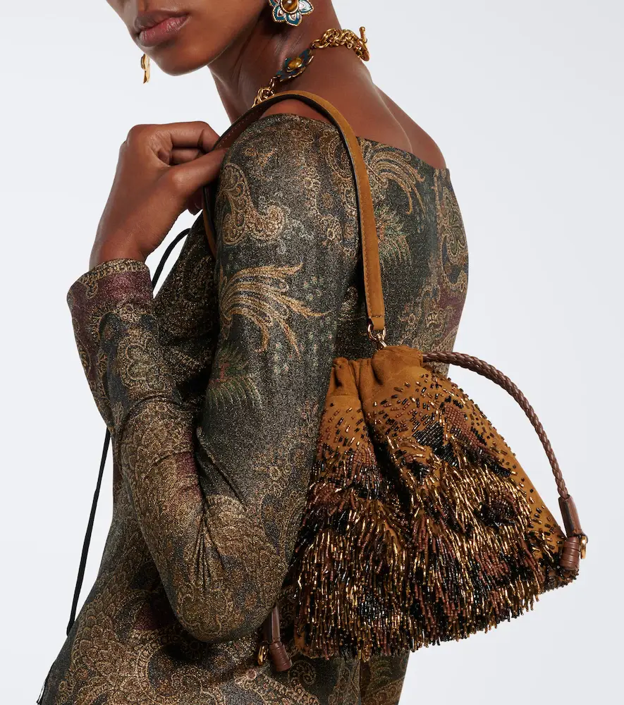 Etro Kalispera Mini beaded fringed shoulder bag | Thumbnail 5 Etro Kalispera Mini beaded fringed shoulder bag | Thumbnail 5