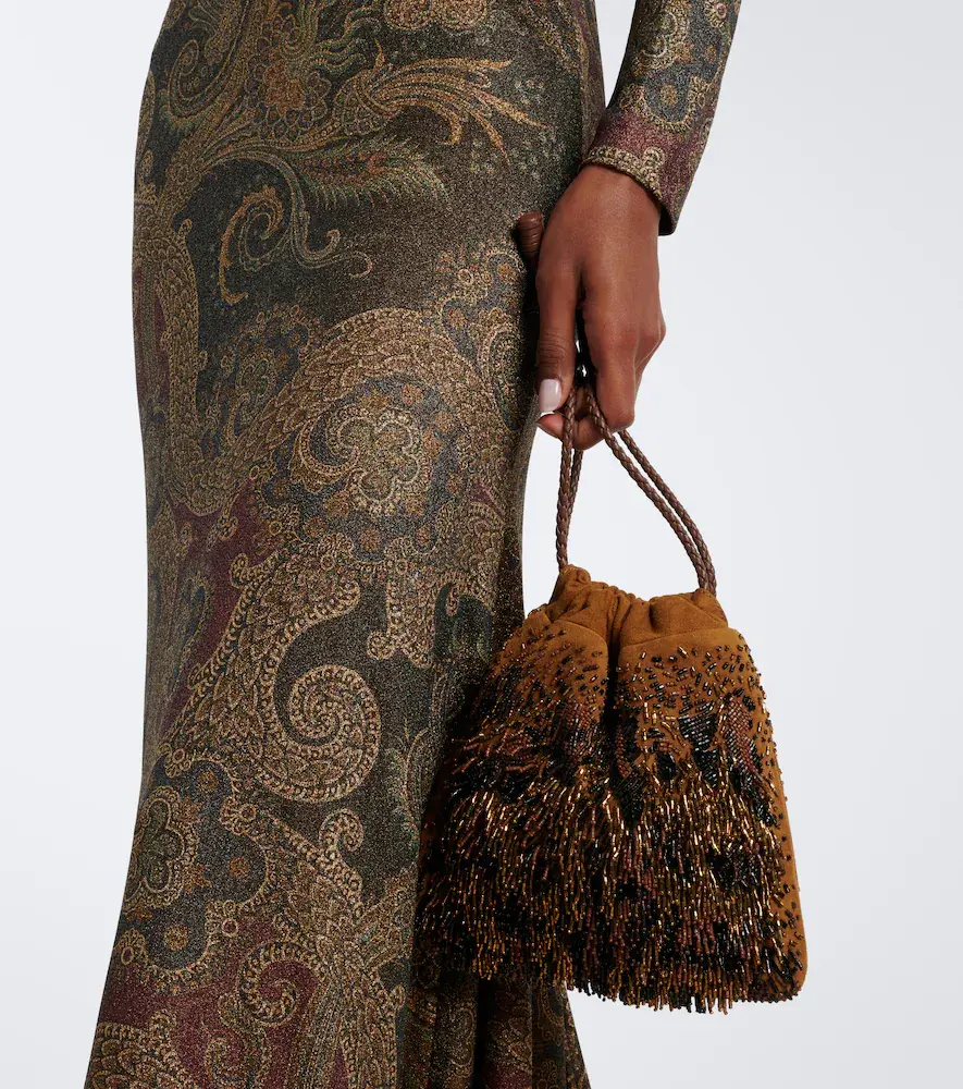 Etro Kalispera Mini beaded fringed shoulder bag | Thumbnail 6 Etro Kalispera Mini beaded fringed shoulder bag | Thumbnail 6