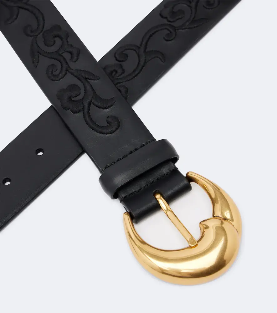 Etro Embroidered leather belt | Thumbnail 2 Etro Embroidered leather belt | Thumbnail 2