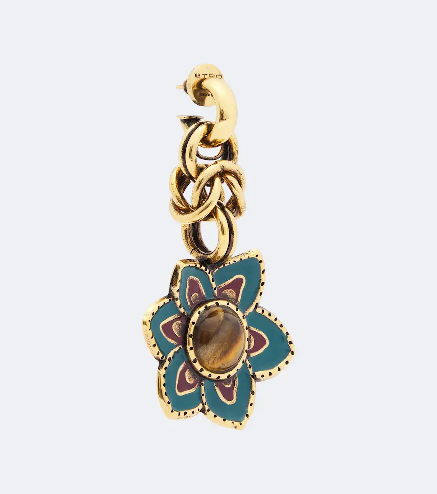 Etro Embellished floral drop earrings | Thumbnail 2 Etro Embellished floral drop earrings | Thumbnail 2