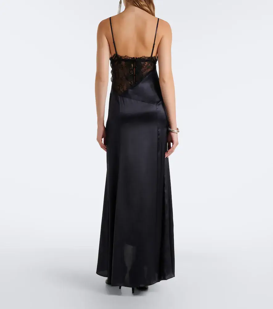 Isabel Marant Aloise silk-blend satin slip dress | Thumbnail 6