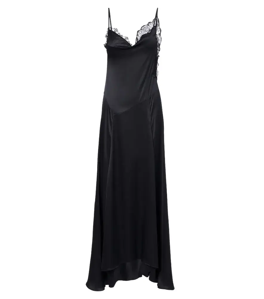 Isabel Marant Aloise silk-blend satin slip dress