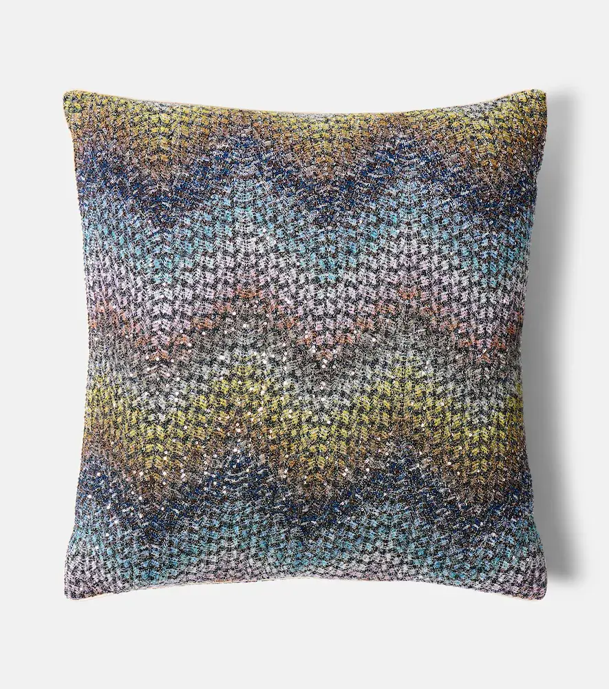 Missoni Salina Zigzag sequined lamé cushion | Thumbnail 2 Missoni Salina Zigzag sequined lamé cushion | Thumbnail 2