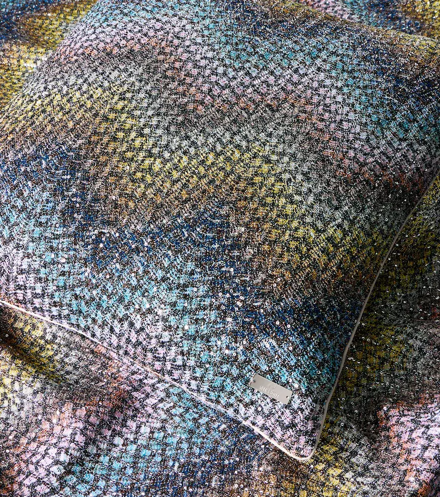 Missoni Salina Zigzag sequined lamé cushion | Thumbnail 4 Missoni Salina Zigzag sequined lamé cushion | Thumbnail 4