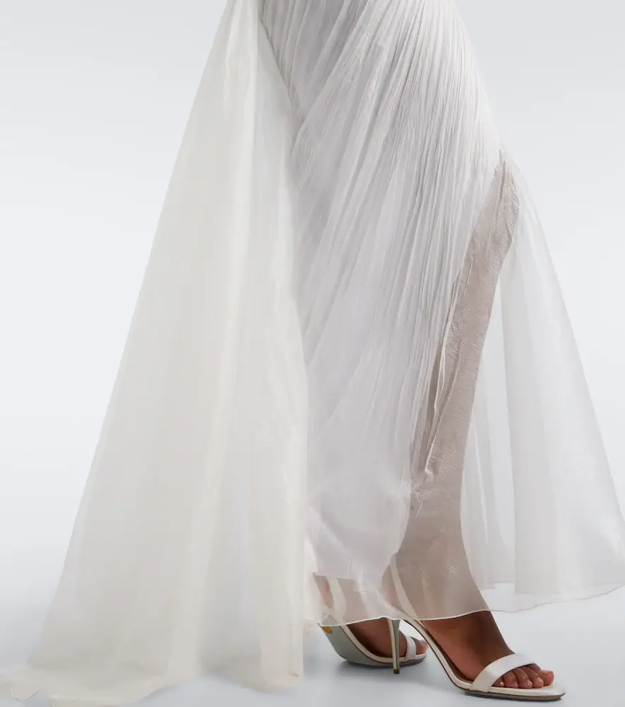 Maria Lucia Hohan Bridal Victoria silk muslin bustier gown | Thumbnail 5 Maria Lucia Hohan Bridal Victoria silk muslin bustier gown | Thumbnail 5