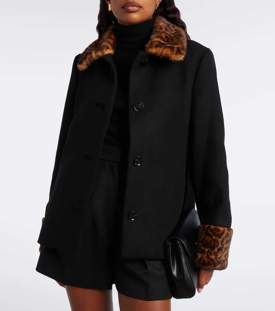 Rixo Aldith leopard-print wool-blend jacket | Thumbnail 3