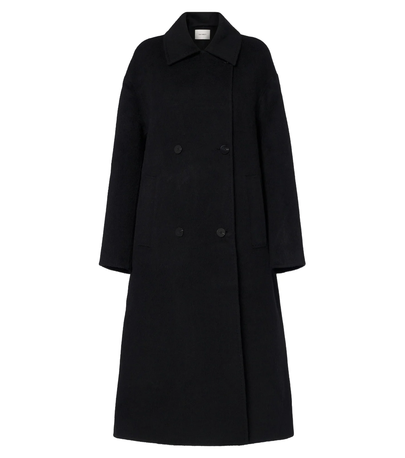 Doublé wool and alpaca coat