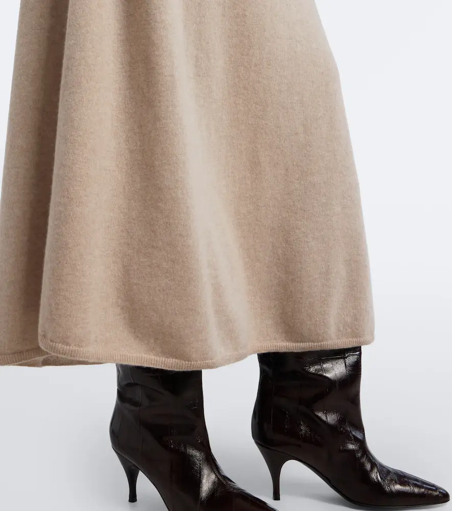 Lisa Yang Dolly cashmere midi skirt | Thumbnail 4