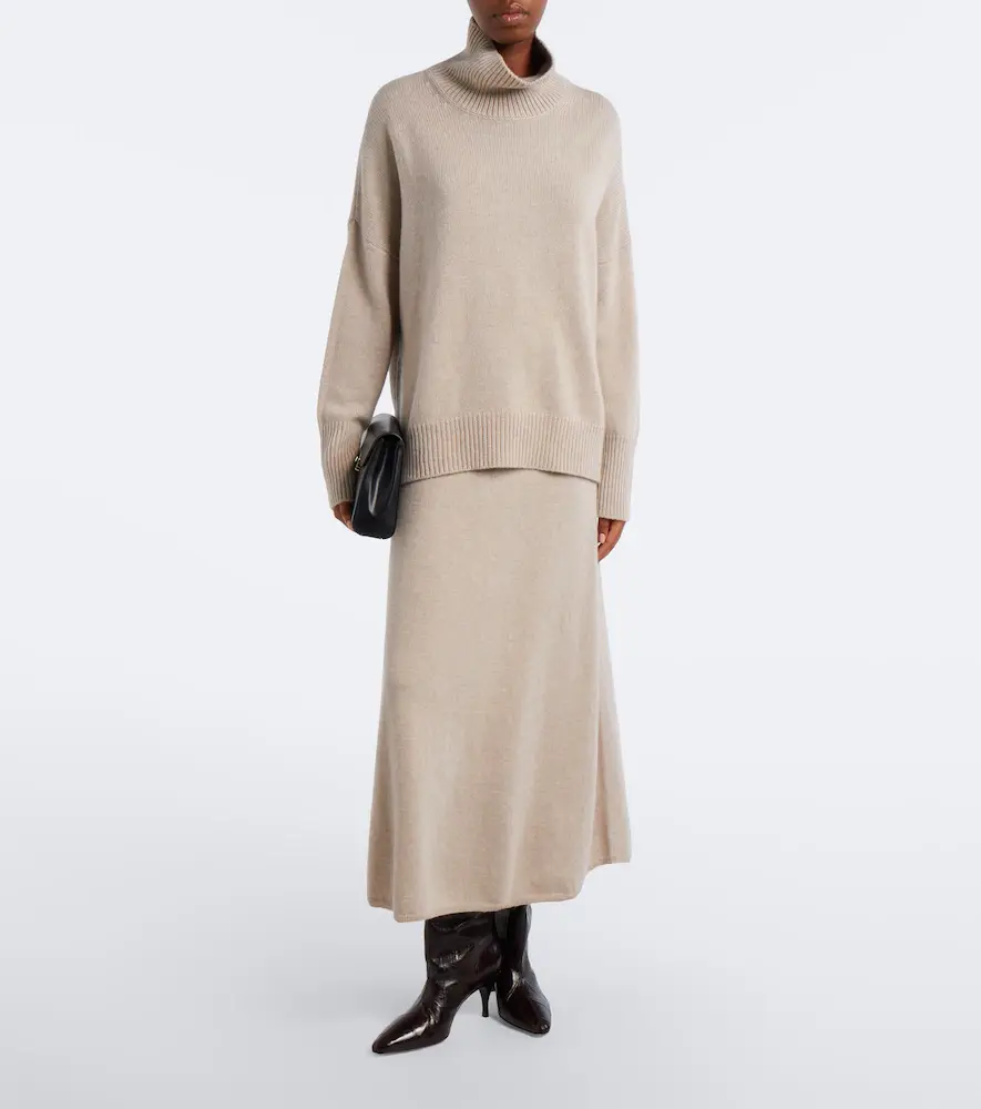 Lisa Yang Dolly cashmere midi skirt | Thumbnail 5