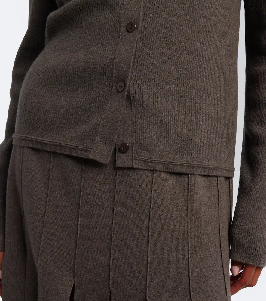 Lisa Yang Abeena cotton and cashmere cardigan | Thumbnail 3