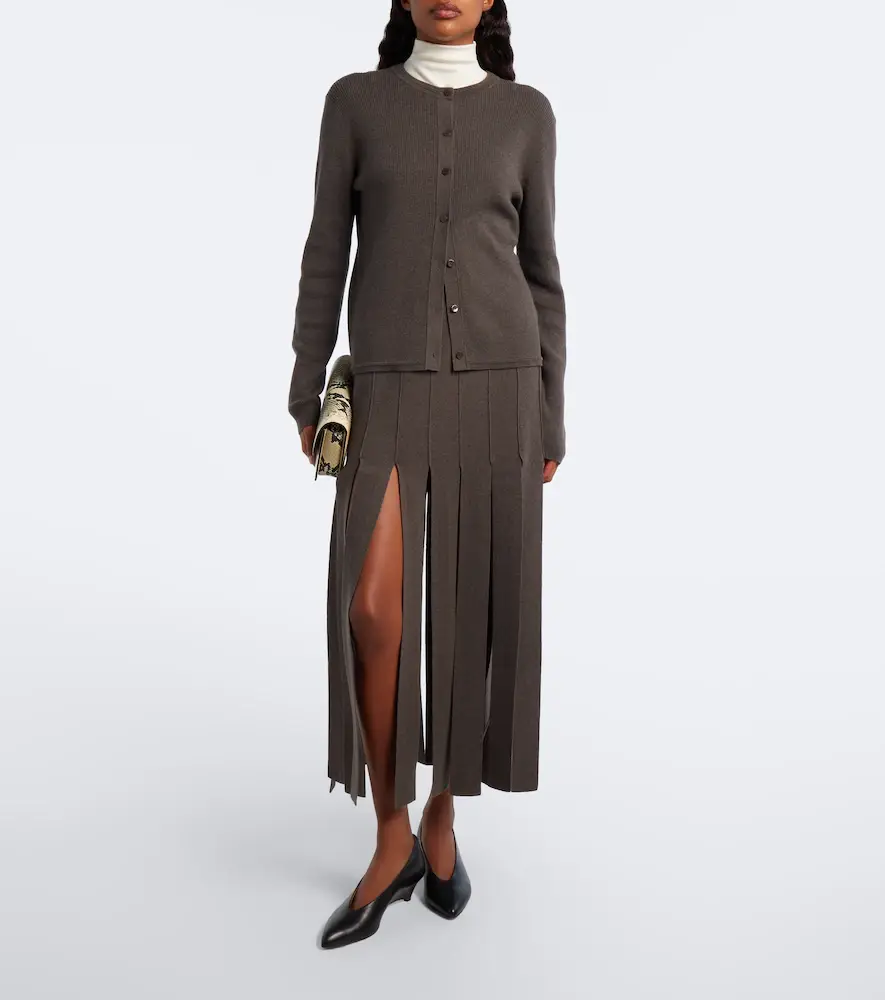 Lisa Yang Abeena cotton and cashmere cardigan | Thumbnail 4