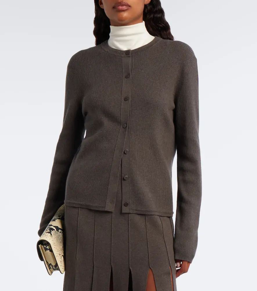 Lisa Yang Abeena cotton and cashmere cardigan | Thumbnail 5