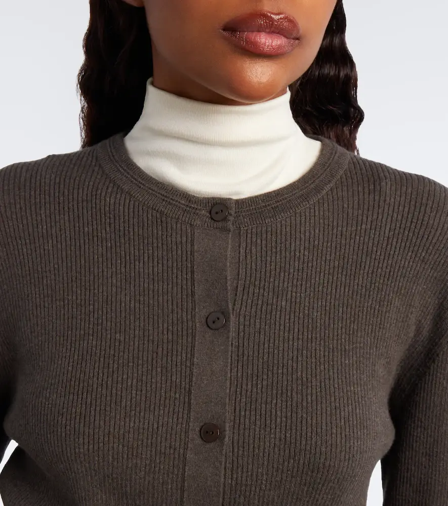 Lisa Yang Abeena cotton and cashmere cardigan | Thumbnail 6