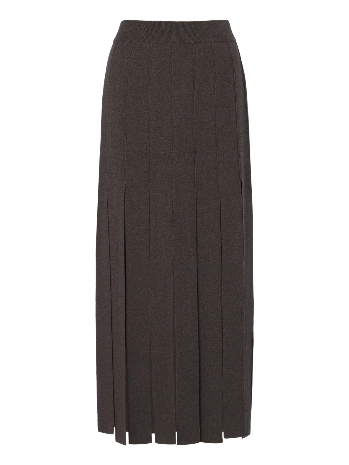 Lisa Yang Marloes cotton and cashmere midi skirt