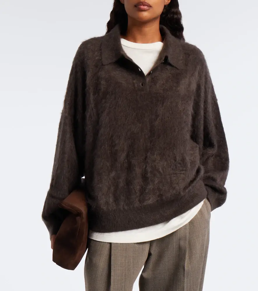 Lisa Yang Valdis cashmere polo sweater | Thumbnail 2 Lisa Yang Valdis cashmere polo sweater | Thumbnail 2