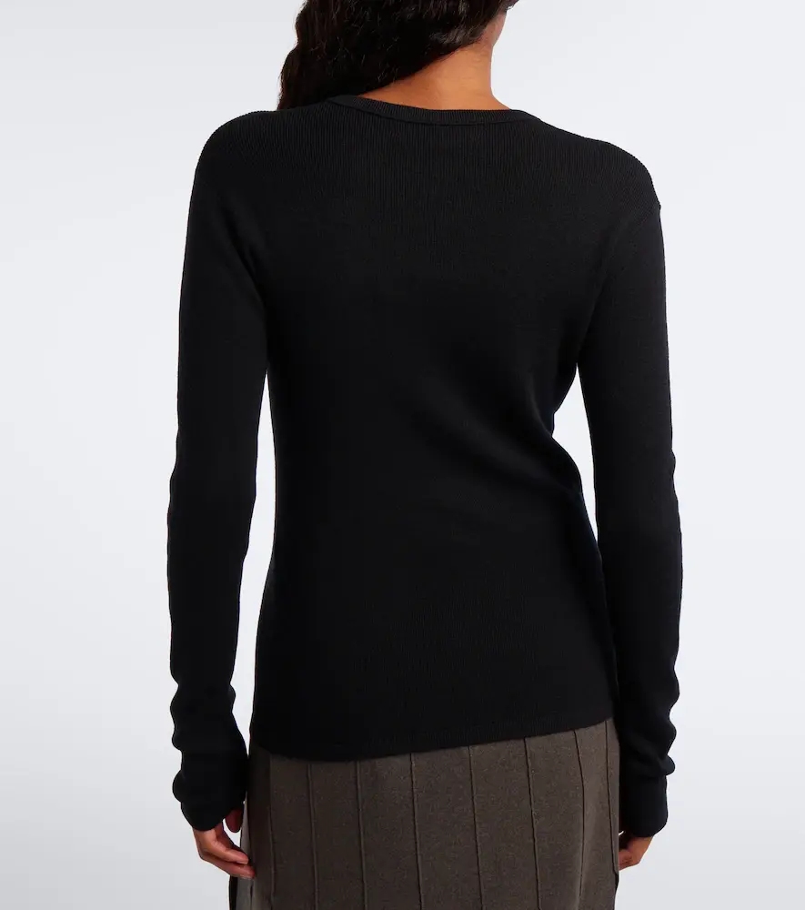 Lisa Yang Vivian cotton and cashmere top | Thumbnail 3 Lisa Yang Vivian cotton and cashmere top | Thumbnail 3