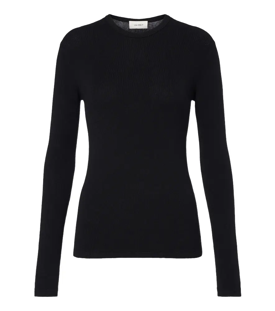 Vivian cotton and cashmere top