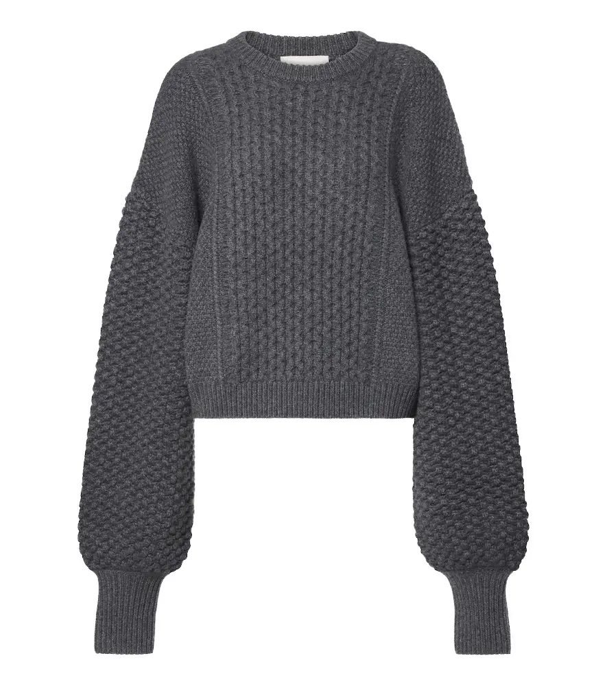 Clothilde cable-knit cashmere sweater Clothilde cable-knit cashmere sweater