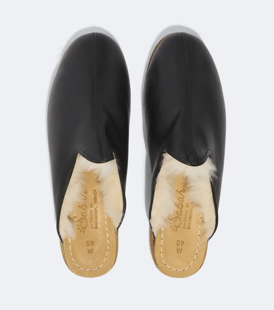 Sabah Shearling-lined leather mules | Thumbnail 5