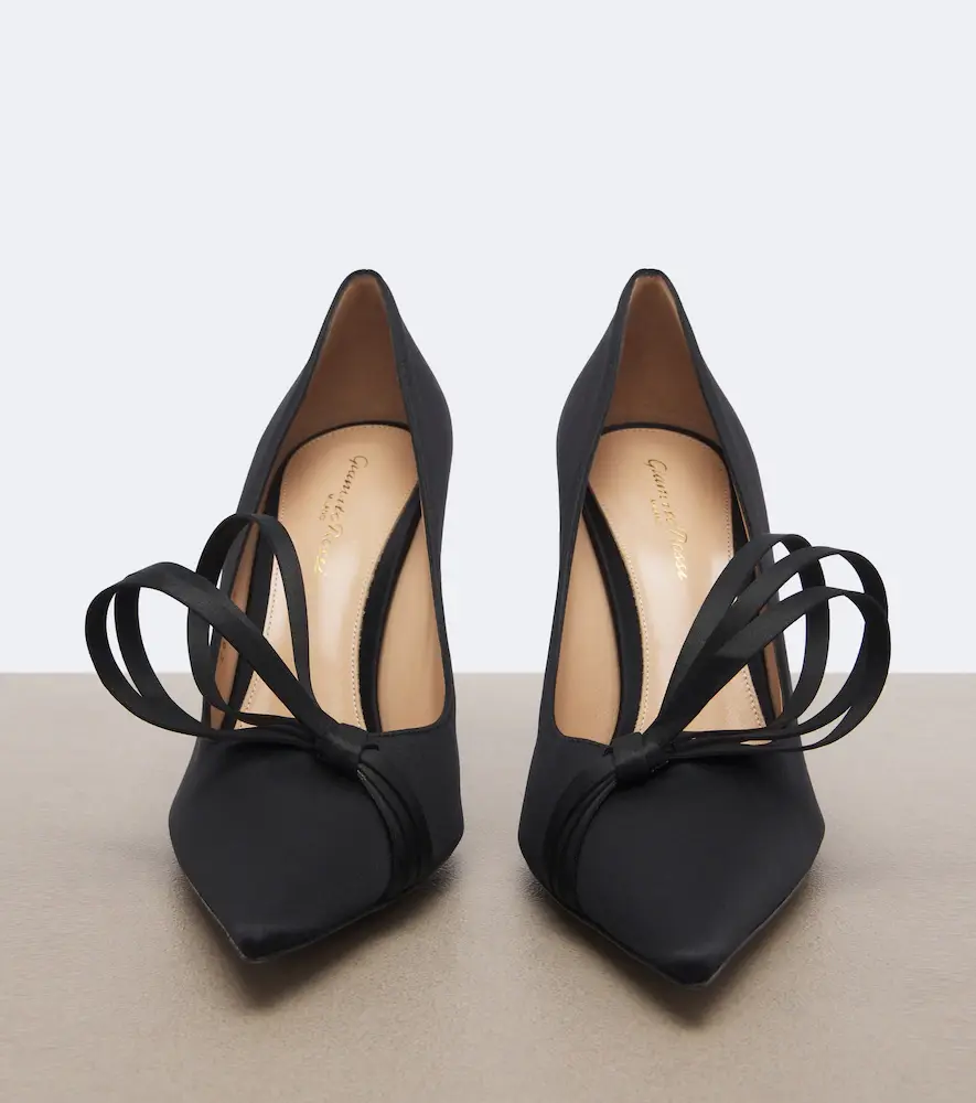 Gianvito Rossi Bow-detail satin pumps | Thumbnail 4 Gianvito Rossi Bow-detail satin pumps | Thumbnail 4
