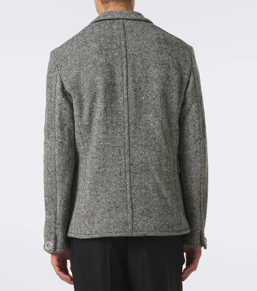 Junya Watanabe Herringbone wool-blend blazer | Thumbnail 6 Junya Watanabe Herringbone wool-blend blazer | Thumbnail 6