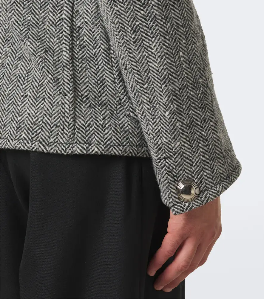 Junya Watanabe Herringbone wool-blend blazer | Thumbnail 8 Junya Watanabe Herringbone wool-blend blazer | Thumbnail 8