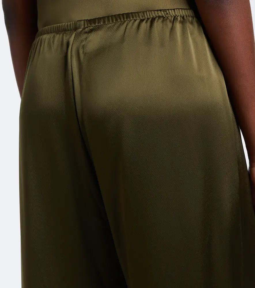 LESET Barb satin wide-leg pants | Thumbnail 5