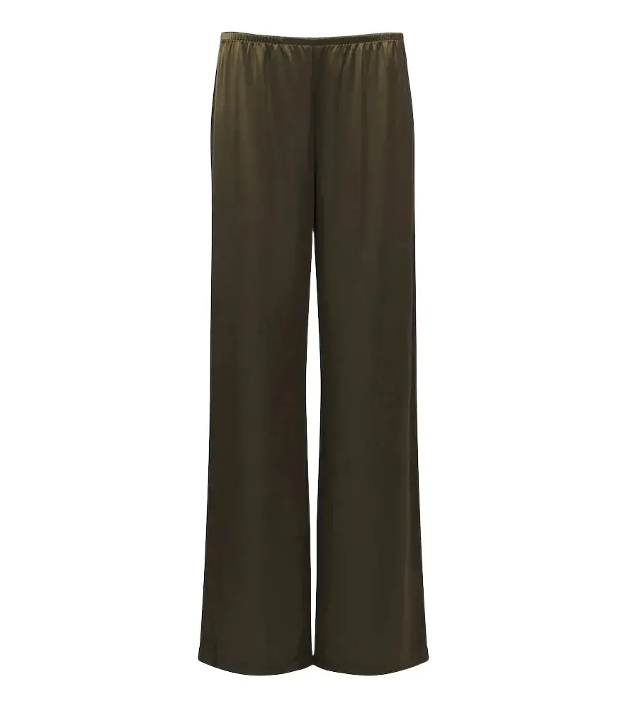 Barb satin wide-leg pants Barb satin wide-leg pants