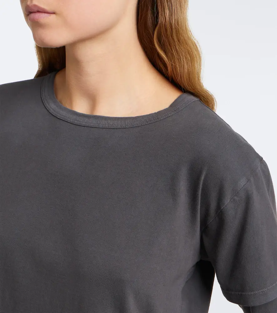 LESET Margo layered cotton jersey T-shirt | Thumbnail 4 LESET Margo layered cotton jersey T-shirt | Thumbnail 4