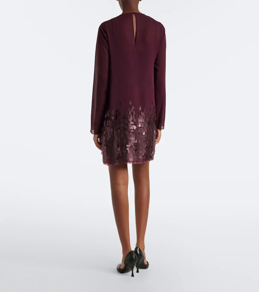 Joseph Cheryl sequined chiffon minidress | Thumbnail 4 Joseph Cheryl sequined chiffon minidress | Thumbnail 4