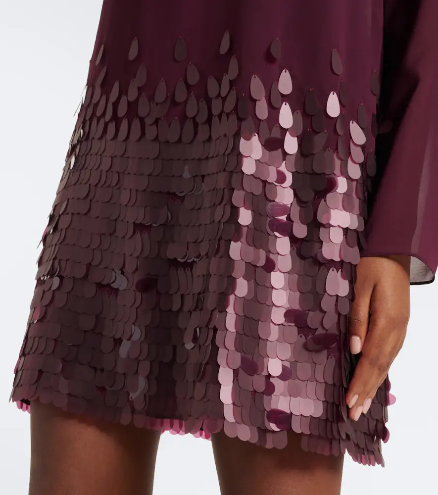 Joseph Cheryl sequined chiffon minidress | Thumbnail 6 Joseph Cheryl sequined chiffon minidress | Thumbnail 6