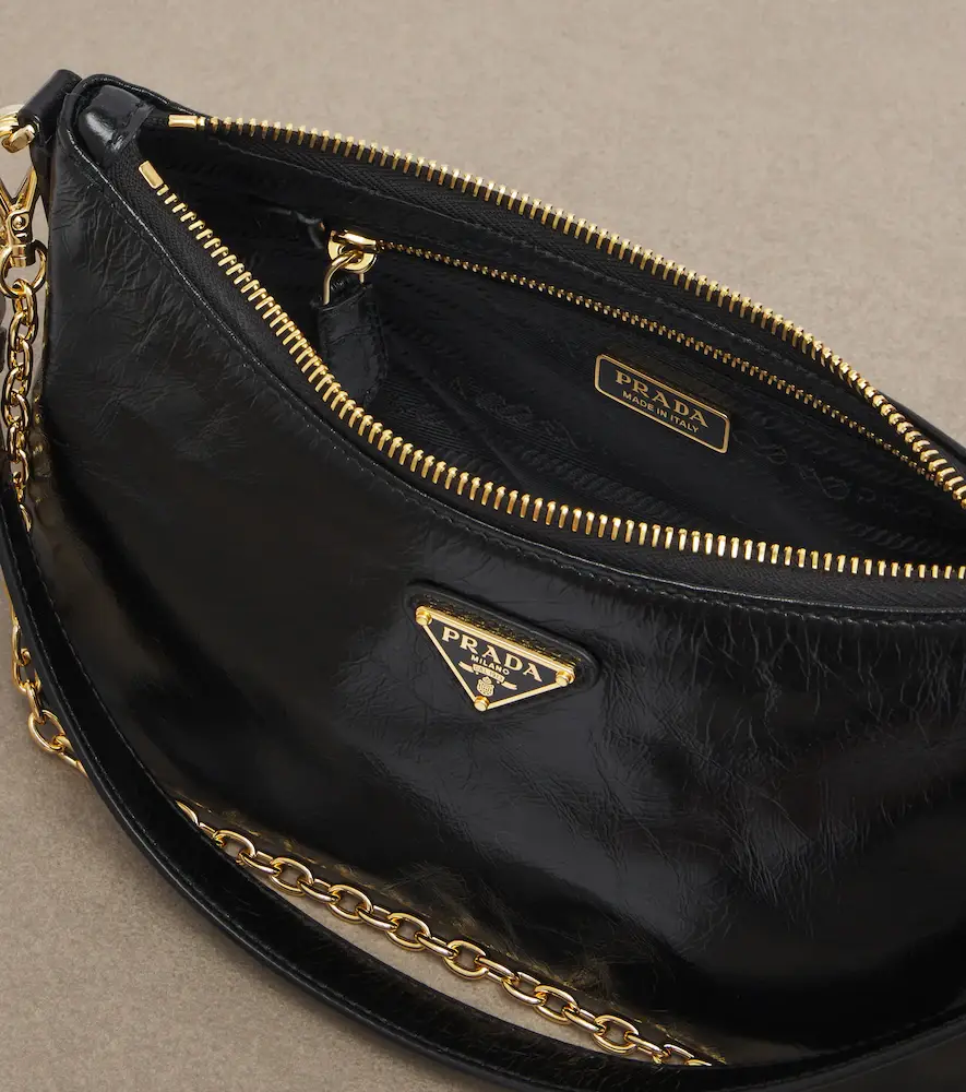 Prada Mini leather shoulder bag | Thumbnail 2 Prada Mini leather shoulder bag | Thumbnail 2