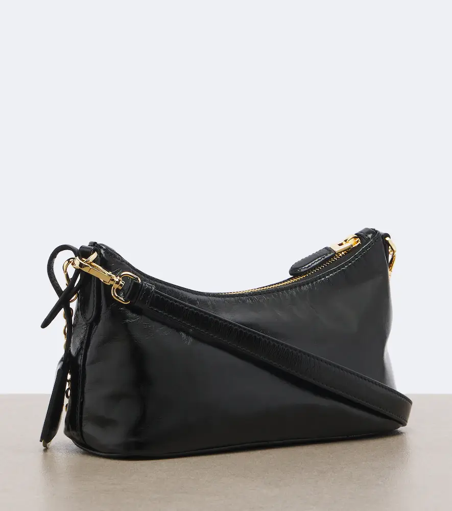 Prada Mini leather shoulder bag | Thumbnail 4 Prada Mini leather shoulder bag | Thumbnail 4