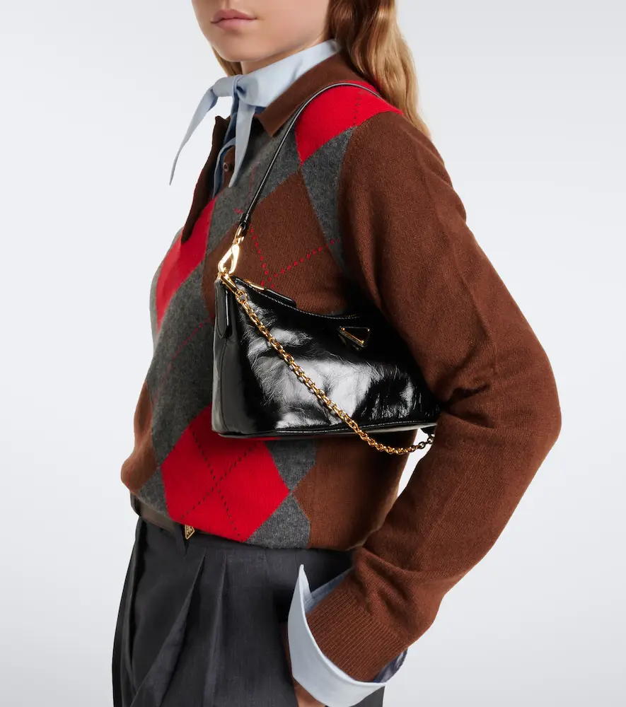 Prada Mini leather shoulder bag | Thumbnail 6 Prada Mini leather shoulder bag | Thumbnail 6